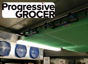 Progressive grocer article, grocery sustainability thermal energy storage
