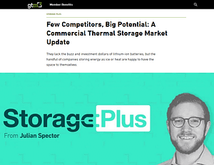 Green Tech Media thermal energy storage