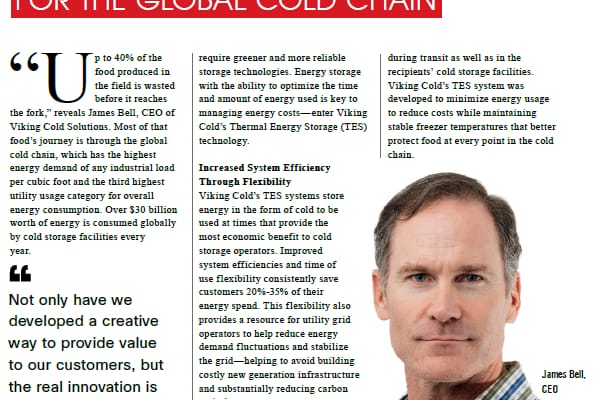 Energy CIO Insights Features Viking Cold's Thermal Energy Storage